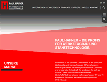 Tablet Screenshot of paul-hafner.de